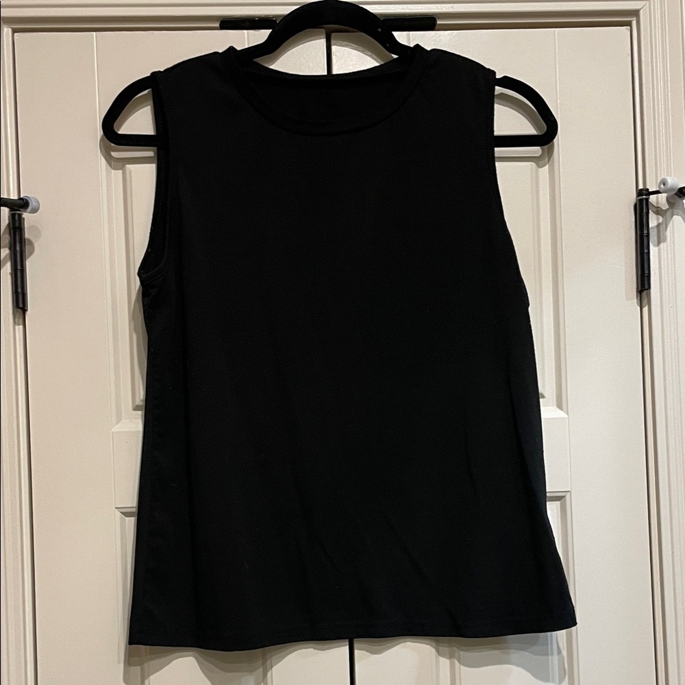 Classic Black Sleeveless Top